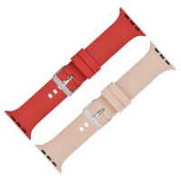 China Custom 40 44mm Popular Silicone Strap Band Sports Style For Apple Watch on sale