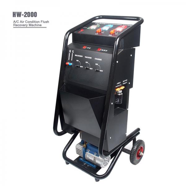 Semi Automatically 750W Car AC Service Station 8HP Freon Recovery Machine