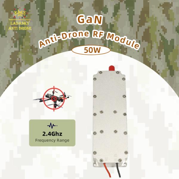 50W 2.4GHZ anti drone system RF module PA module power amplifier anti drone lora module anti fpv