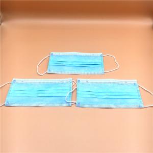 High Filtration Rate Non Woven Fabric Face Mask Blue or Color Customized