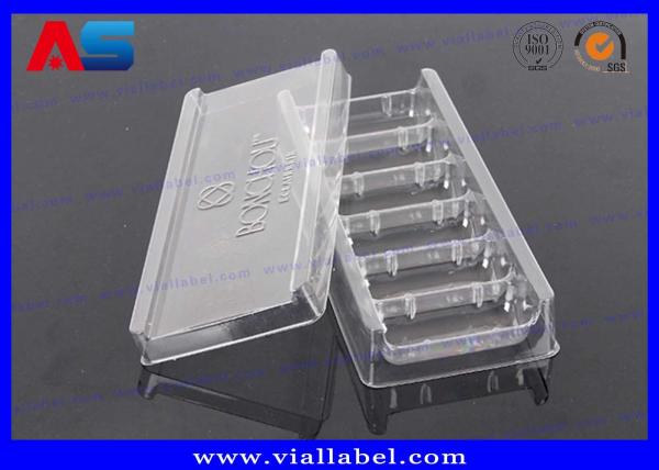 Clear Transparent Tray Packaging Medication Blister Packs For Glass Vials ,