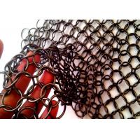 China 1.2mm Dia10mm OD Decorative looped Metal Ring Mesh For Lamp Cover By Custom made on sale