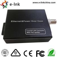 China 10/100M EOC onverter , Ethernet To Coax Media Converter with POE spillter on sale