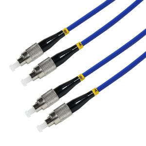 China Cable de conexión de fibra óptica dúplex monomodo FC a FC - 9/125μm OS2, cable de conexión para telecomunicaciones, centros de datos, FTTH supplier