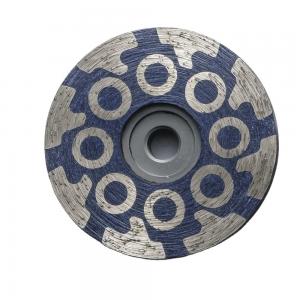 Granite Diamond Powder Resin Filled Cup Wheel Round T Shape Segment Wheel 100mm 125mm