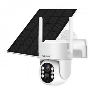 Wireless Solar Battery Camera Outdoor Home WIFI Security Surveillance Waterproof IP66 Solar Battery PTZ Solar Camera