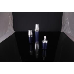 Cylinder Empty Lotion Bottles With Pump , Frosted Plastic Small Lotion Pump Bottle