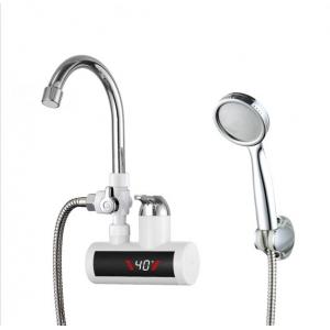 3KW SS304 Wall Mounted Heating Tap , Instant Hot Water Bathroom Tap