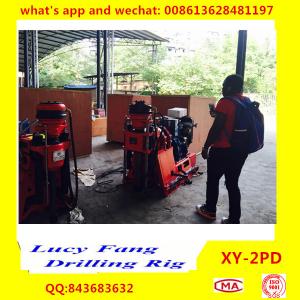 China China Made Portable Soil Testing Drilling Rig XY-2PD wth HQ accessories and SPT Equipment supplier
