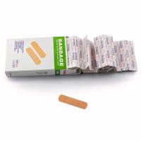 China Nontoxic Durable Adhesive Band Aid , Multipurpose Flexible Fabric Bandages on sale