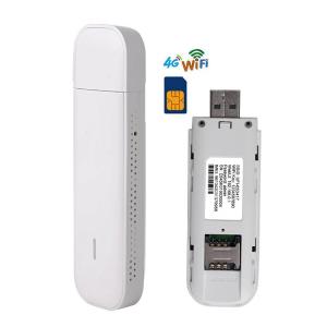 China Pocket 150Mbps USB Hotspot Router , Mobile 4G LTE USB WiFi Modem SMS Sim Card supplier