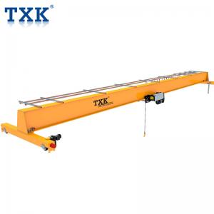 China Top Running Single Girder Overhead Bridge Crane With Fabricated Box Structure supplier