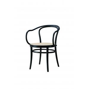 Rattan Seat Black Beech Wood Ash Wishbone Chair 54cm Width