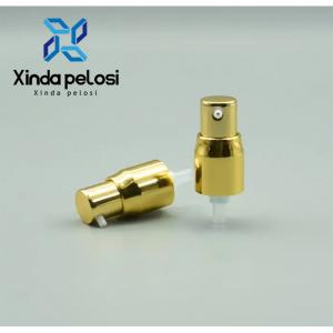China 24 415 24 410 Gold Lotion Pump Fine Mist Sprayer Pump Aluminium Cap For Bottle Lid supplier