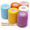 Nonwoven Self Adhesive Colored Vet Wrap Pet Care Sports Elastic Cohesive Bandage