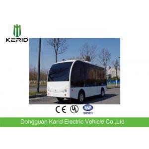 China 12 Seats Autonomous Shuttle Bus , City Self Driving Bus With Satellite Mapped Route supplier
