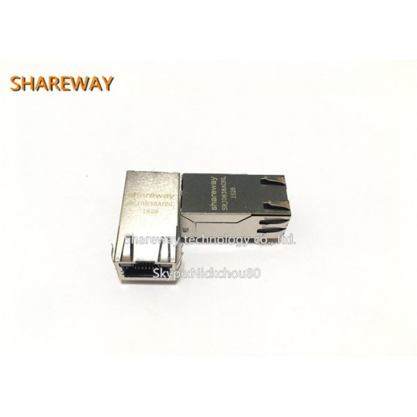 PHY PoE RJ45 Ethernet Jack JK0-0133NL Single Port With Integrated Magnetics