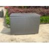 China Aluminum Frame Grey Plastic Wicker Storage Box 120 x 60 x 85cm wholesale