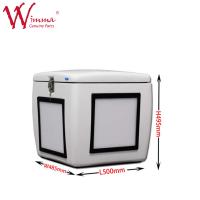 China 85 L FRP Fiberglass Delivery Box Jumbo Box White With Led Lights 500mm*485mm*495mm on sale