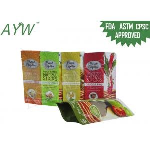 China Zipper Food Packaging Bags Environmentally Ally Friendly Gravure Printing For Snack Packaging supplier
