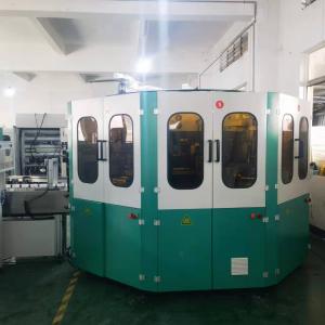 China 3 Work Station Bottles Screen Printing Machine For Jars Caps In Various Shapes 45pcs/Min wholesale