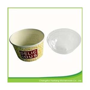 China Customized Disposable Ice Cream Paper Bowl Biodegradable Single wall supplier
