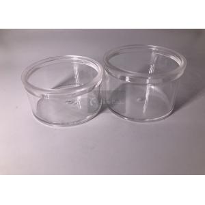 China PP / Acrylic Transparent Small Plastic Containers Tea Cups 20g 30g 50g supplier