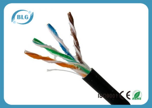 Outdoor Cat5e Lan Cable , Computer Cat5e Network Ethernet Cable UTP With Oil