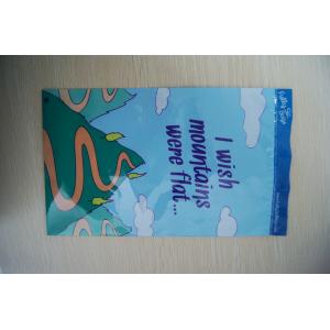China Ldpe Printed Grip Seal Bags Blue With Small Cartoon For Children Toys supplier