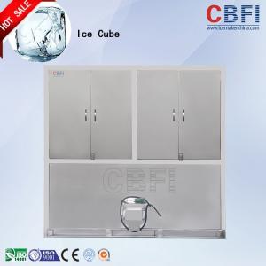 China CBFI 1 - 20 ton Stainless Steel Ice Cube Maker Machine For Food Processing factory supplier