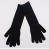 China Yiwu Wholesale Hot-selling Outdoor Black Stars Buttons Children Knitted Long Gloves wholesale