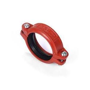 Flexible Ductile Iron Grooved Clamp Coupling For Fire Duct Piping Systems
