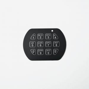 China Ultra Slim Membrane Keyboard Switch Black Color Waterproof Dustproof supplier