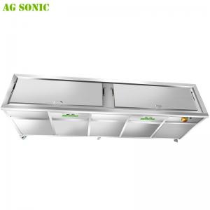 China Multi Tanks Ultrasonic Circuit Board Cleaner For Electronic Industry Metals Parts supplier