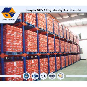 Double Entry Powder Coating Drive In Pallet Racking For Raw Materials