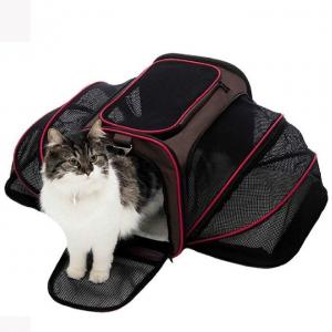 China Expandable Soft Sided Washable Pet Carrier Bag For Small Dogs Cats supplier