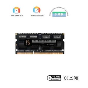 China Black Gaming Laptop Mémoire RAM 204 épingle DDR3 La mémoire RAM de l'ordinateur portable est de 8 Go 1600 Mhz supplier