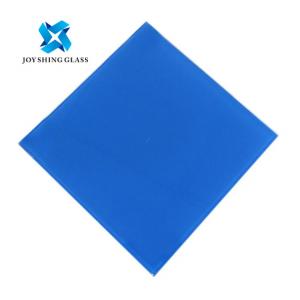 China 3mm-6mm Coated Dark Blue Reflective Float Glass For Windows / Building supplier
