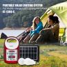 mini solar system commercial solar lighting energy FM radio, MP3 speaker