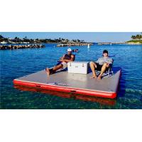China PVC Inflatable Island Floating Yoga Mat Inflatable Swim Platform Raft on sale