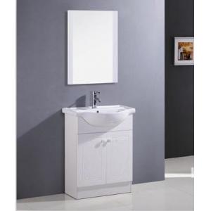 China Sanitary ware white color Ceramic Bathroom Vanity with sink 600 * 500 * 850mm supplier