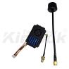 China 3.3GHz 3.5W Ultra léger 24 canaux FPV émetteur de transmission vidéo analogique 24.5g dédié à la course de drones. wholesale