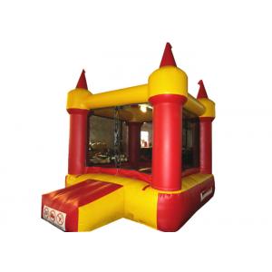 China Red small inflatable jump castke house for kids under 7 years inflatable mini bouncer castle supplier