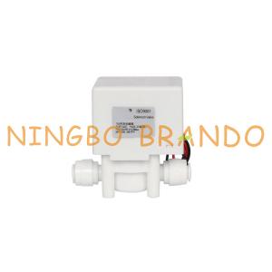 China Quick Fitting 12V Plastic Auto Flush Water Solenoid Valve For Domestic Ro System supplier