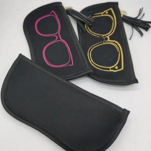 Canvas Mutispandex Soft Sunglasses Case Eyewear Neoprene eye glass cases