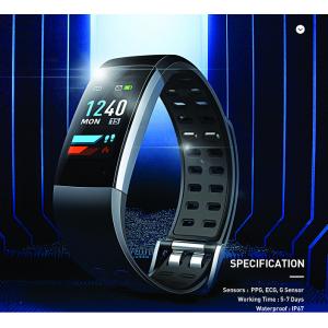 PPG ECG Replaceable Straps Smart Fitness Band