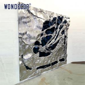 China Smooth Stainless Steel Sculpture Metal Wall Art Customized Abstract Home Decoration supplier