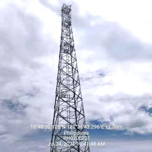 China GSM Microwave VHF Radio Communication Tower Galvanized Steel supplier