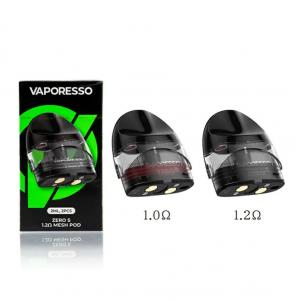 Vaporesso Zero S Cartridge 2ml 1.2ohm Top Filling MTL Vaping Empty Pod Cartridges