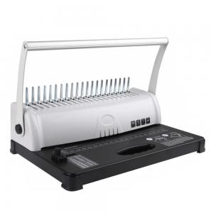 21 Holes Plastic Spiral Coil Binding Machine with 3-5mm Hole Margin and High Capacity